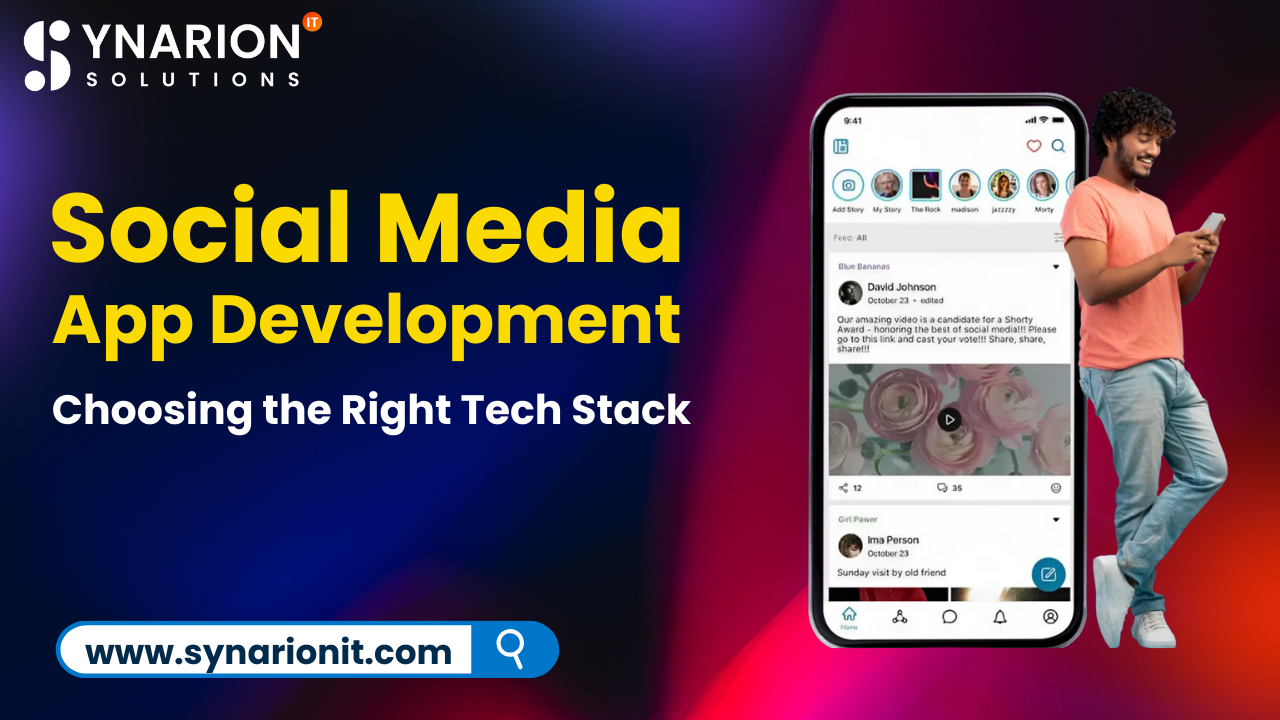 App Development Choosing the Right Tech Stack Social Media