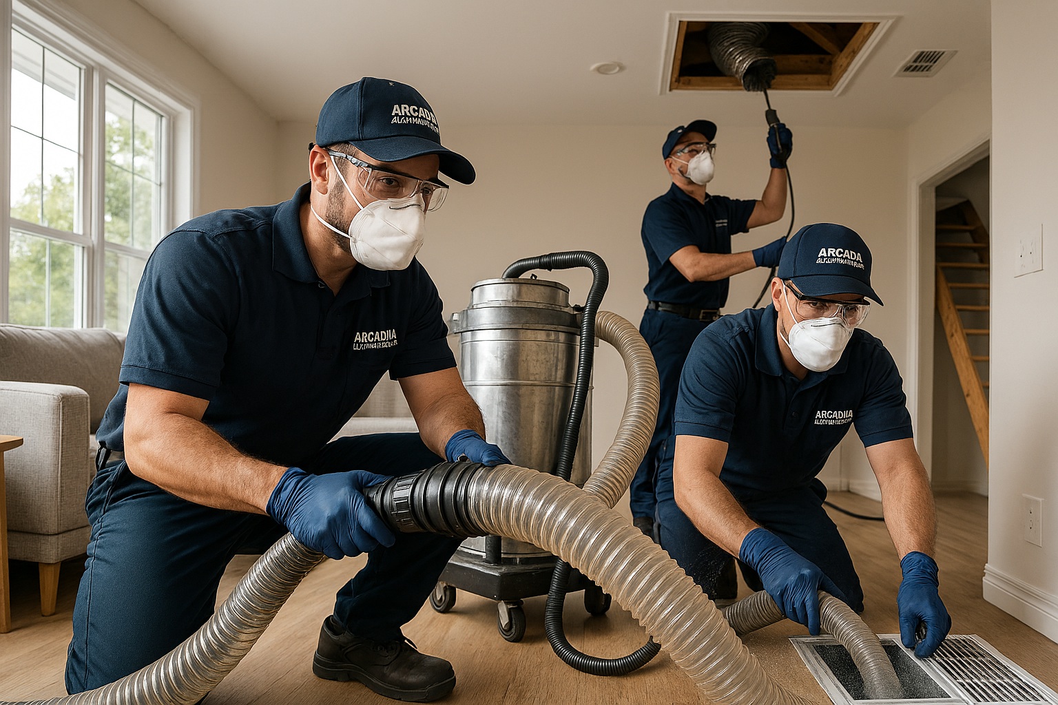 Negative Pressure Air Duct Cleaning