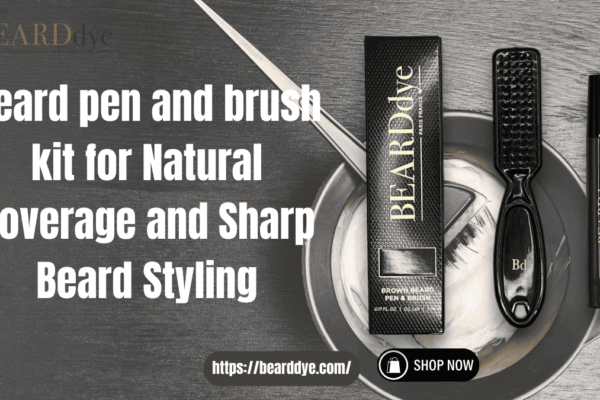 Beard pen and brush kit