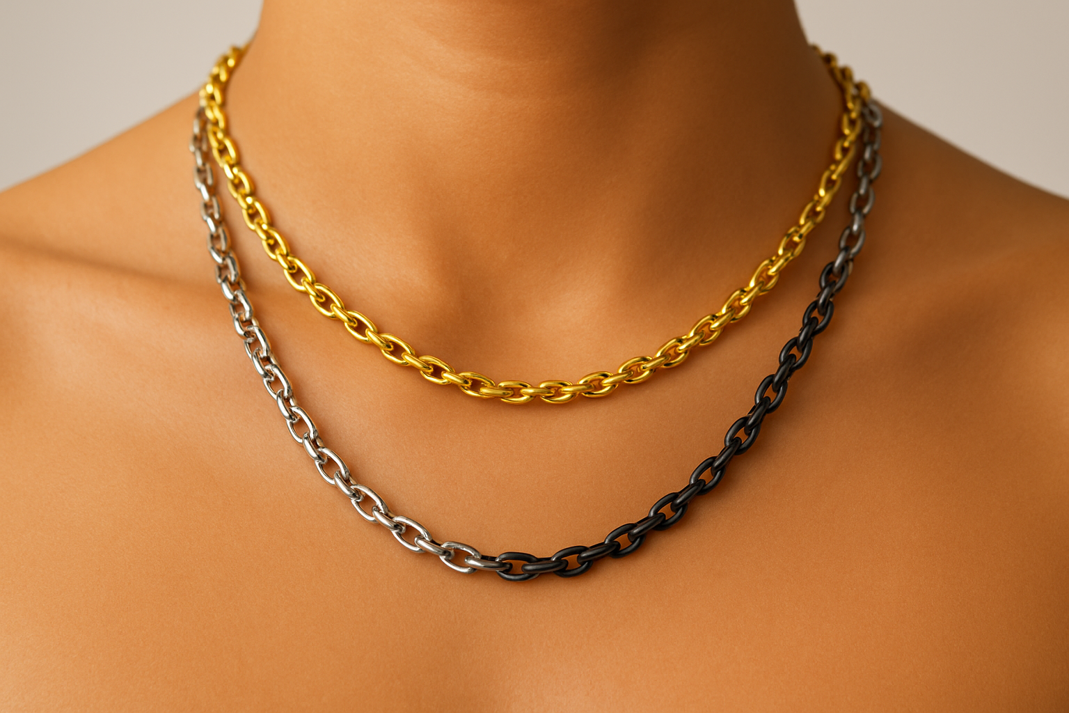 Best Chain Color for Your Skin Tone Gold, Silver, or Black