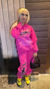 Sp5der Hoodie Pink