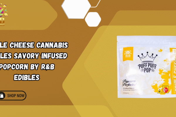Triple Cheese Cannabis Edibles Savory Infused Popcorn by R&B Edibles Triple Cheese Cannabis Edibles