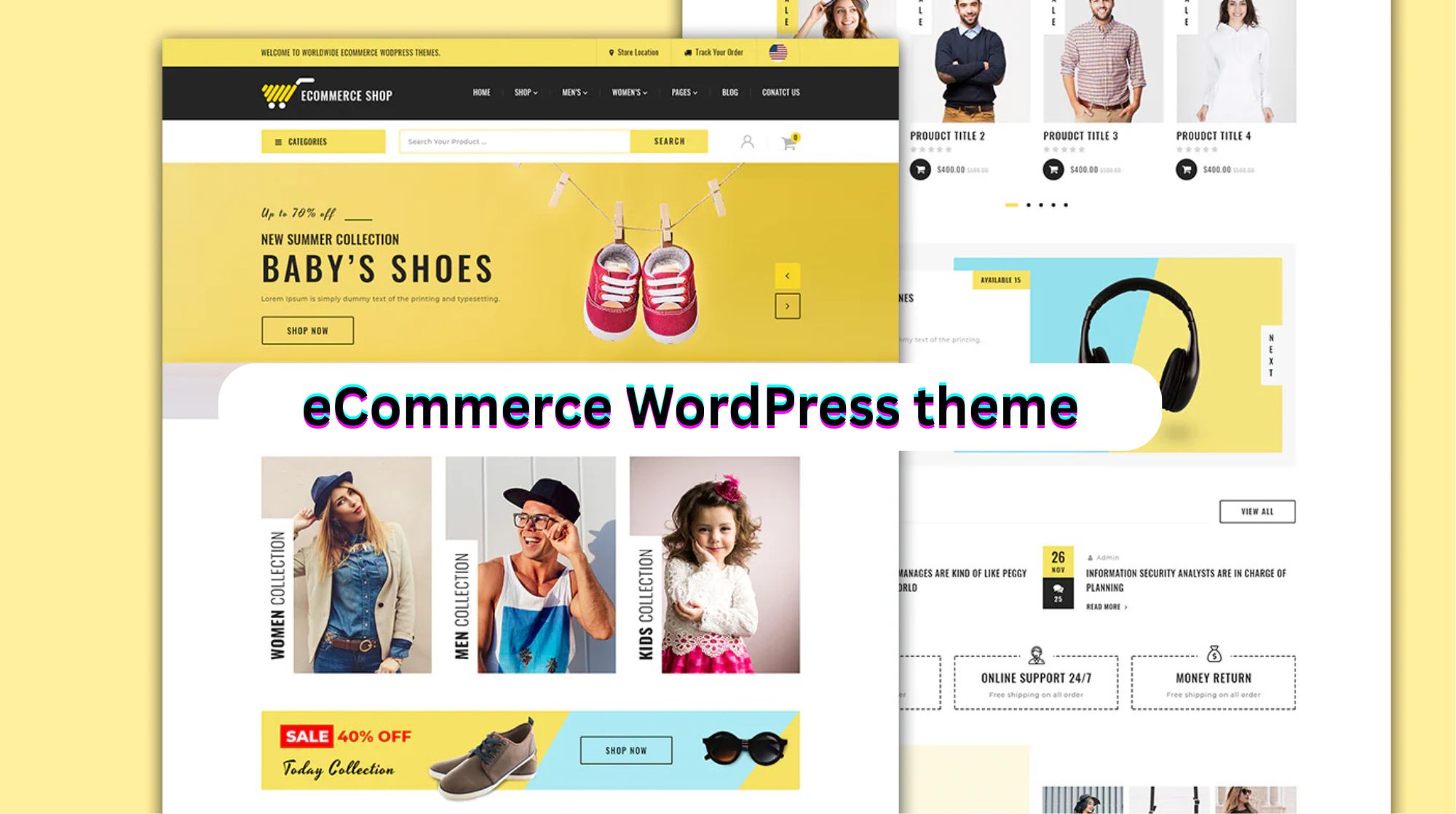 Why Choose Ecommerce WordPress Themes for Your Online Store?