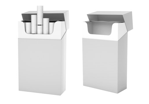 empty cigarette boxes