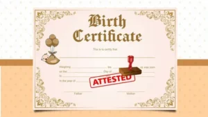 US Birth Certificate Attestation