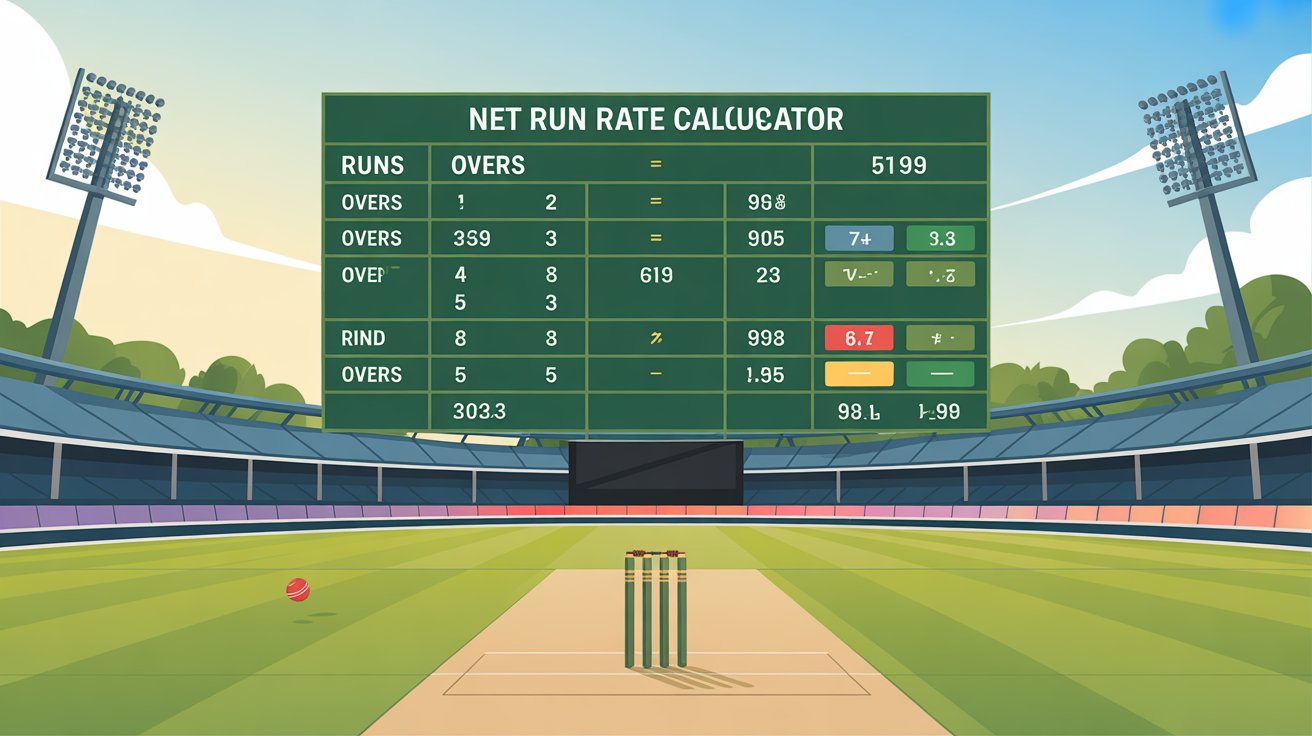 Net Run Rate Calculator