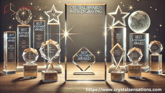 Crystal Awards with Engraving